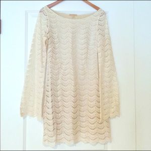 Beautiful Melissa Odabash Ivory Lace Dress, XS 2/4